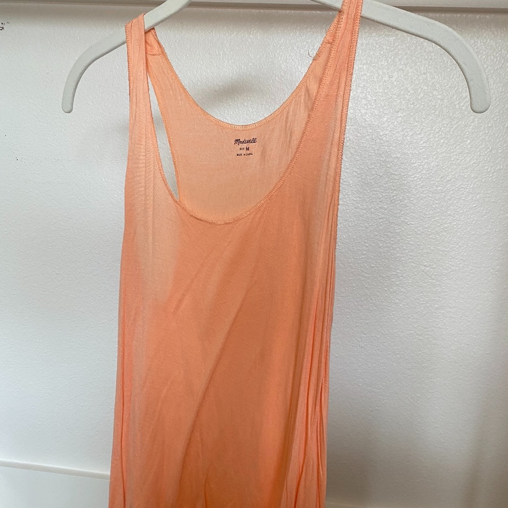 Orange Madewell Tank size M